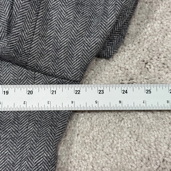 Jos A Bank Men's Gray Herringbone Tailored Fit Blazer 44 Regular Cotton Wool - Picture 4 of 10